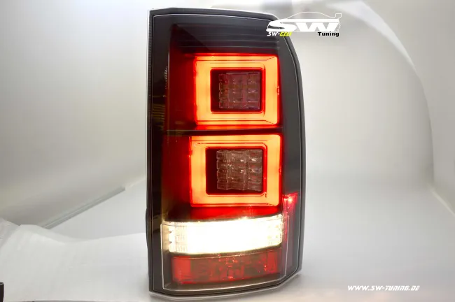 SW-Celis LED taillights for Land Rover Discovery III 04-09 Lightbar Black/clear