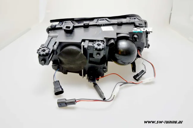 Angel Eye Scheinwerfer 3er BMW E46 LCI Lim/Touring 02-05 High LED Standlichtringe black