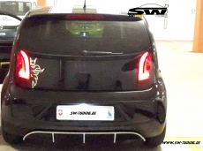 SWCeli LED Rckleuchten passend fr VW UP! Skoda Citigo 11-16 black/smoke Lightbar