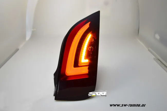 SWCeli LED Rückleuchten passend für VW UP! Skoda Citigo 11-16 black/smoke Lightbar