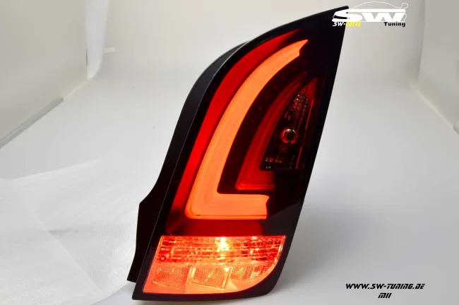 SWCeli LED taillights for Seat Mii 13-16 black/smoke Lightbar