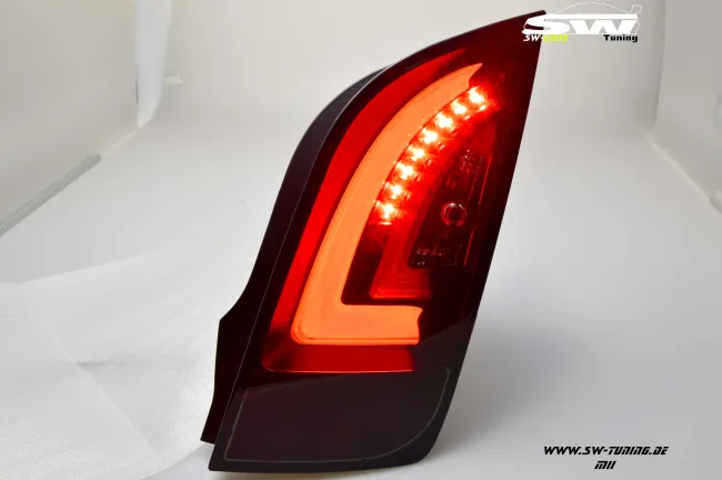 SWCeli LED taillights for Seat Mii 13-16 black/smoke Lightbar