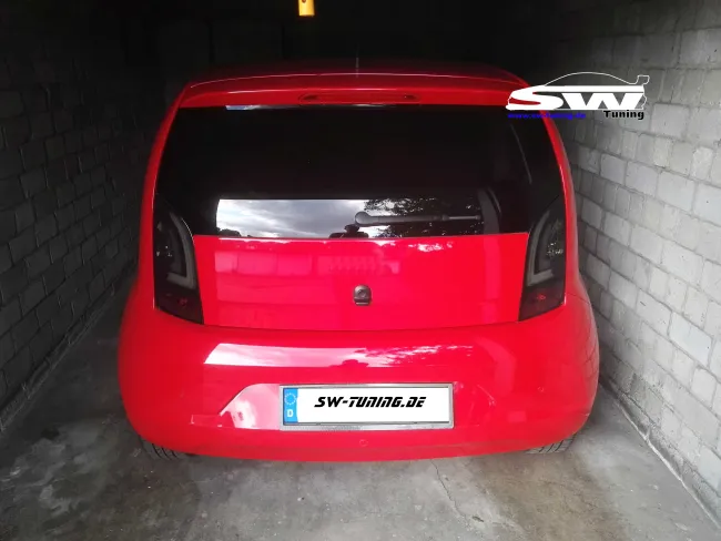 SWCeli LED taillights for Seat Mii 13-16 black/smoke Lightbar