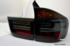 SW-Celi LED taillights BMW X5 E70 06-13 smoke black Lightbar