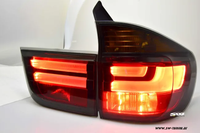 SW-Celi LED Rückleuchten BMW X5 E70 06-13 smoke Black Lightbar