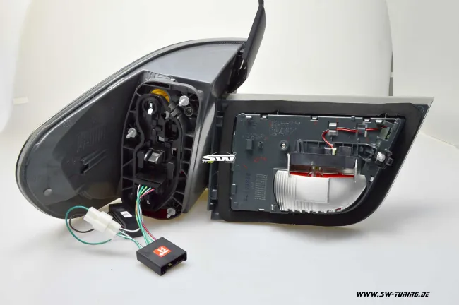 SW-Celi LED Rückleuchten BMW X5 E70 06-13 smoke Black Lightbar