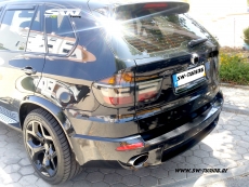 SW-Celi LED taillights BMW X5 E70 06-13 smoke black Lightbar
