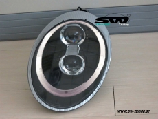 SW-Ltube Halogen Scheinwerfer fr Porsche 911 997 04-08 LED Standlicht Black