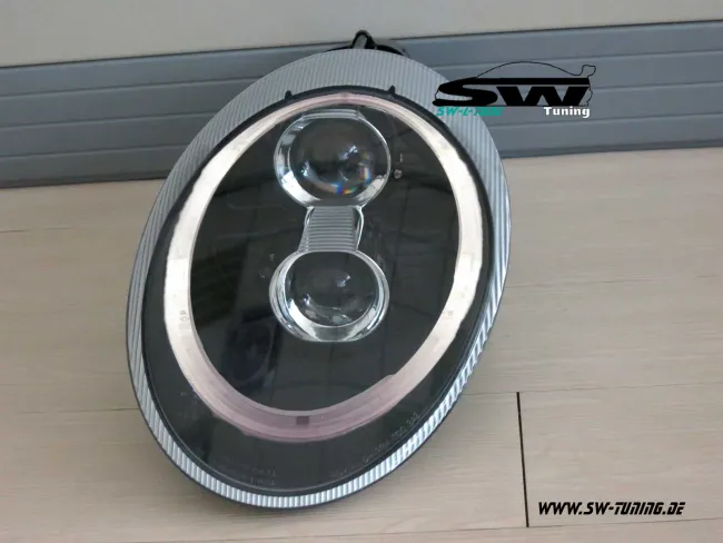 SW-Ltube Halogen Scheinwerfer für Porsche 911 997 04-08 LED Standlicht Black