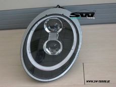 SW-Ltube Halogen Scheinwerfer fr Porsche 911 997 04-08 LED Standlicht Black