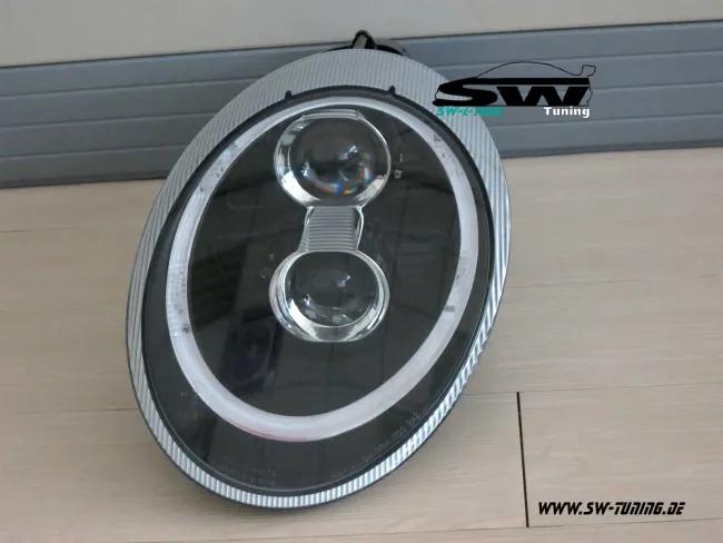 SW-Ltube Halogen Scheinwerfer für Porsche 911 997 04-08 LED Standlicht Black