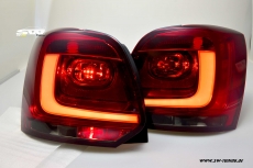 SW-Celi LED Rckleuchten VW Polo V Typ 6R 09-14 Steilheck cherry red/smoke Lightbar