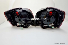 SW-Celi LED Rckleuchten VW Polo V Typ 6R 09-14 Steilheck cherry red/smoke Lightbar