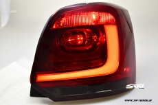SW-Celi LED Rckleuchten VW Polo V Typ 6R 09-14 Steilheck cherry red/smoke Lightbar