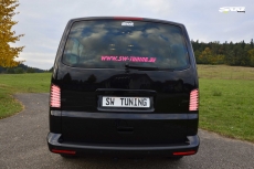 SW-Celi LED Rckleuchten passend fr VW T5 Typ 7H 7E 03-15 Lightbar chrom / black