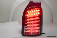 SW-Celi LED Rckleuchten passend fr VW T5 Typ 7H 7E 03-15 Lightbar chrom / black
