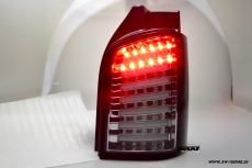 SW-Celi LED Rckleuchten passend fr VW T5 Typ 7H 7E 03-15 Lightbar chrom / black