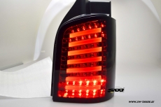 SW-Celi LED Rckleuchten passend fr VW T5 Typ 7H 7E 03-15 Lightbar smoke