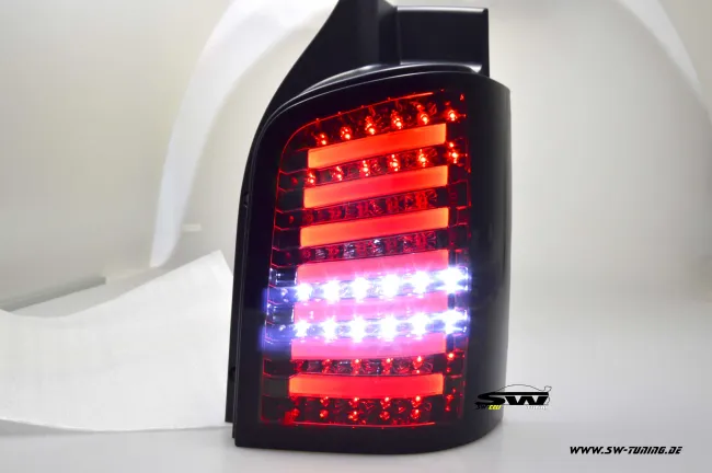 SW-Celi LED taillights suitable for VW T5 Type 7H 7E 03-15 smoke Lightbar