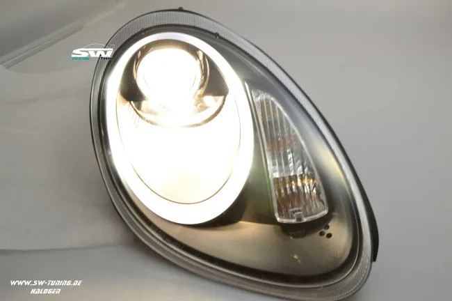SW-Ltube headlights for Porsche Cayman Boxster 987 05-08 LED positionlight Black