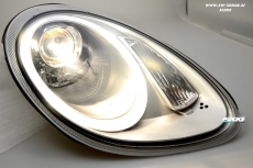 SW-Ltube Xenon headlights for Porsche Boxster Cayman 987 05-08 LED positionlight chrome