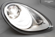 SW-Ltube Xenon headlights for Porsche Boxster Cayman 987 05-08 LED positionlight chrome