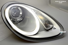 SW-Ltube Xenon headlights for Porsche Boxster Cayman 987 05-08 LED positionlight chrome