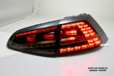 SWLight LED Rckleuchten passend fr VW Golf 7 Limo AU 12-16 black/smoke (auch fr Werks LED)