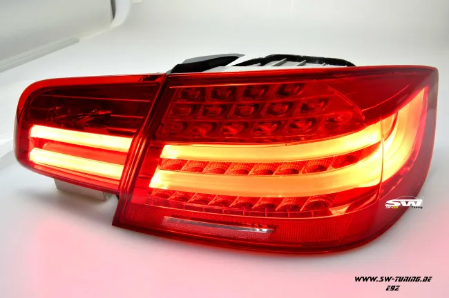 SW-Celi LED taillights suitable for 3Series BMW E92 Coupe 04-14 red/clear also LCI