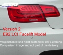SW-Celi LED Rckleuchten passend fr BMW 3er E92 Coupe 04-14 red/clear auch LCI
