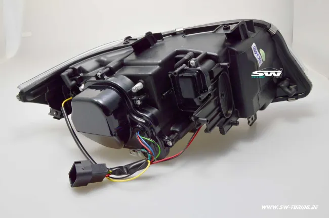 SW-Ltube Angel Eye headlights for BMW E90 E91 05-13 2 High U-LED positionslight chrome