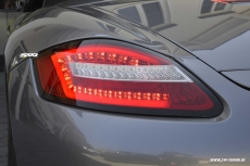 SW-Celi LED Rckleuchten passend fr Porsche Boxster Cayman 987 05-09 red/chrystal Lightbar