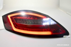SW-Celi LED Rckleuchten passend fr Porsche Boxster Cayman 987 05-09 red/cherry Lightbar