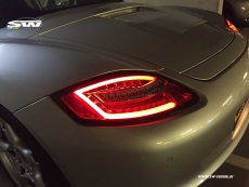 SW-Celi LED Rckleuchten passend fr Porsche Boxster Cayman 987 05-09 red/cherry Lightbar