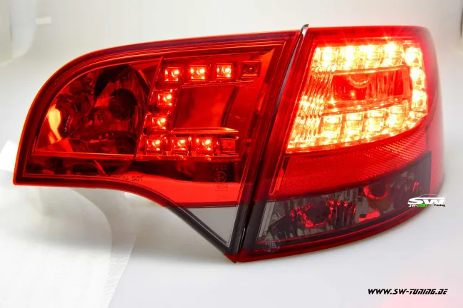 SW-Light LED Rückleuchten für Audi A4 B7 Avant 04-08 red/smoke