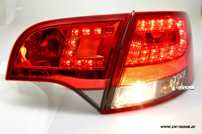 SW-Light LED Rückleuchten für Audi A4 B7 Avant 04-08 red/smoke