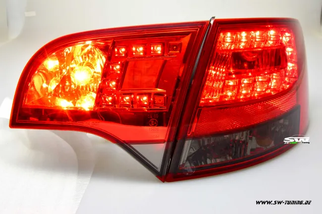 SW-Light LED Rückleuchten für Audi A4 B7 Avant 04-08 red/smoke