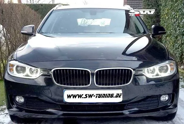 SW-DRL Angel Eye Scheinwerfer für BMW 3er F30/F31 12-15 LED TFL-Standlichtringe black