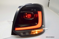 SW-Celi LED Rckleuchten fr VW Polo V Typ 6R 09-14 Steilheck smoke Lightbar