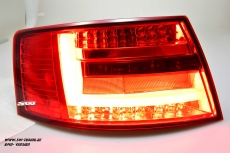 SW-Celi LED Rckleuchten passend fr Audi A6 4F Limousine 04-08 Lightbar red smoke (fr 6Pin Serie Birne RL)