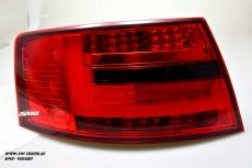 SW-Celi LED Rckleuchten passend fr Audi A6 4F Limousine 04-08 Lightbar red smoke (fr 6Pin Serie Birne RL)