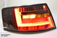 SW-Celi LED Rckleuchten passend fr Audi A6 4F Limousine 04-08 Lightbar smoke (fr 6Pin Serie Birne RL)
