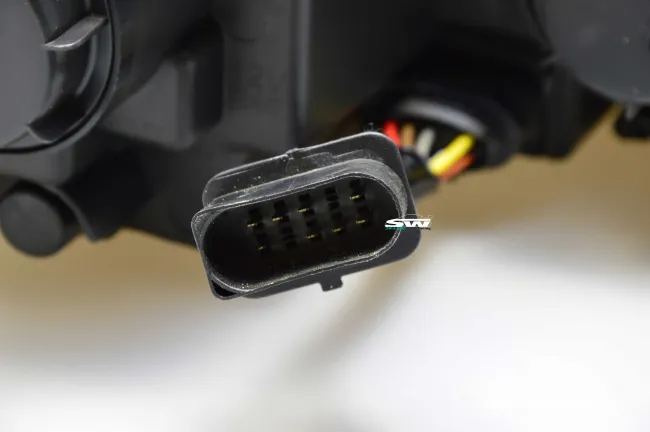 SW-Light headlights VW Polo V 6R 6C 10-17 LED U-Tube positionslight black RED-Line