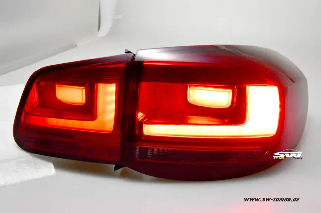 SW-Celi LED Rückleuchten für VW Tiguan 5N 07-10 Lightbar red / smoke