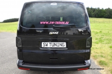 SW-Celi LED Rckleuchten fr VW T5 Typ 7H 7E 03-15 Black/smoke White-Lightbar