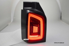 SW-Celi LED Rckleuchten fr VW T5 Typ 7H 7E 03-15 Black/smoke White-Lightbar