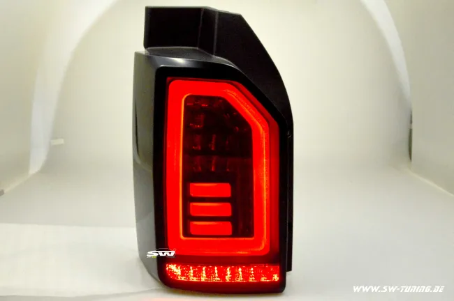 SW-Celi LED Rückleuchten für VW T6 Typ SG 16-20 Black/smoke RED-Lightbar