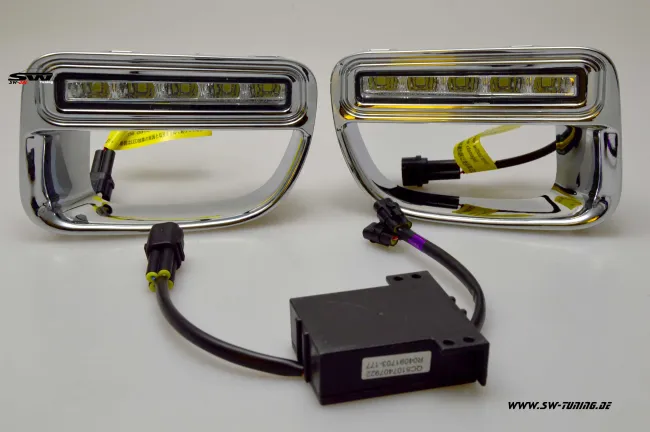 SW-DRL LED Tagfahrlicht für Mini Countryman R60 10-17 chrome inkl Blendenrahmen