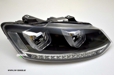 SW-Light Scheinwerfer VW Polo V 6R / 6C 10-13 LED U-Tube