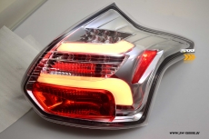 SW-Celi LED Rckleuchten fr Ford Focus Mk3 CB8 DYB 11-15 5Trer-Flieheck Lightbar chrom